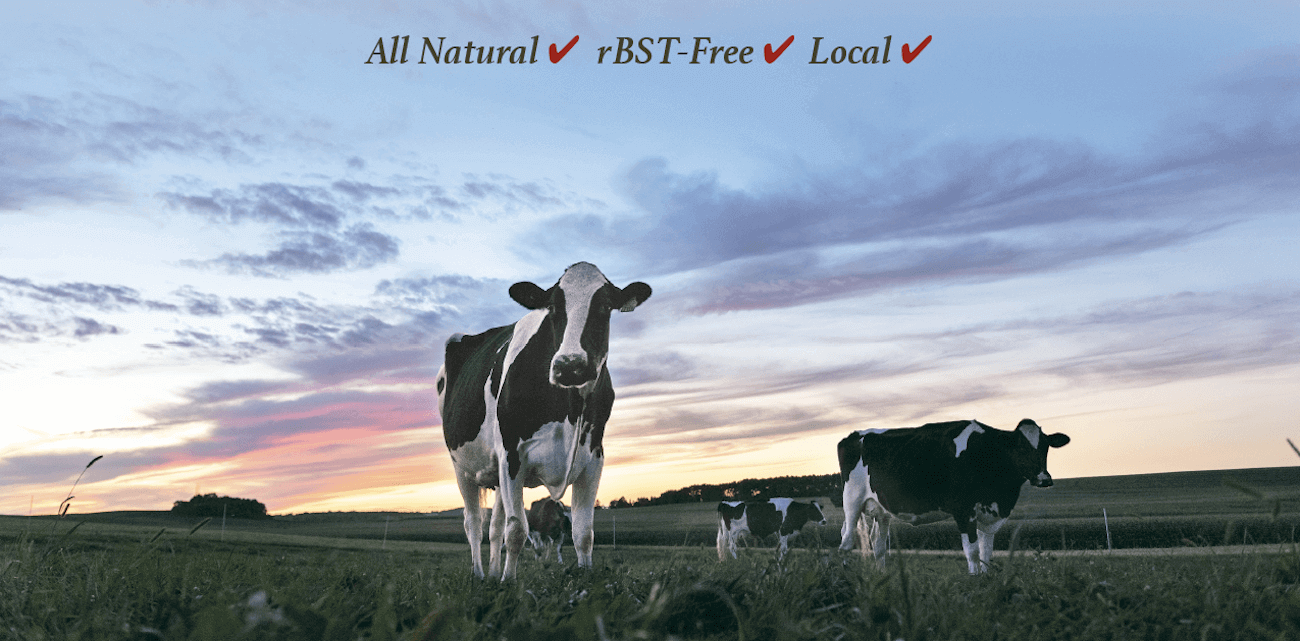 All Natural - rBST-Free - Local